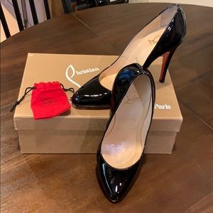 Christian Louboutin Decollete 860 100 - Patent Blk